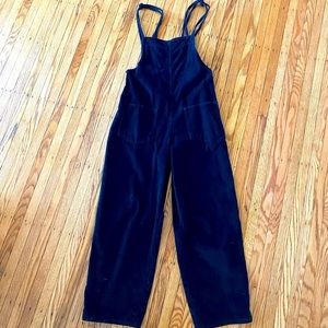 Urban Outfitters Black Corduroy Overall